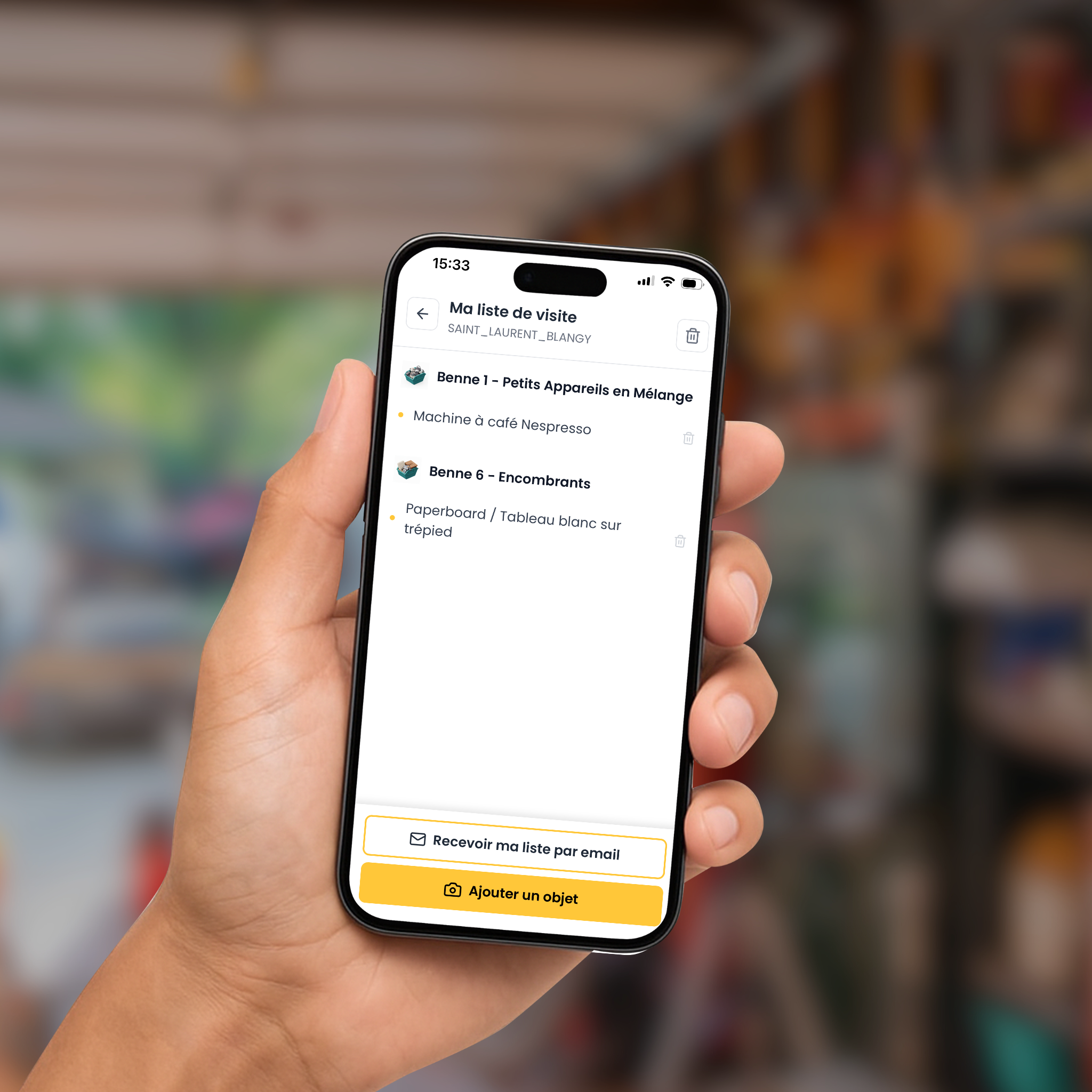 Préparation de visite depuis chez soi avec la checklist Çavaoù Déchèt'
